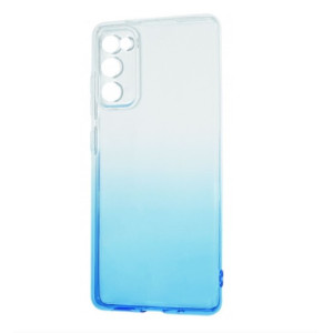 Силикон 0.5 mm Gradient Design Samsung Galaxy S20 FE white/blue